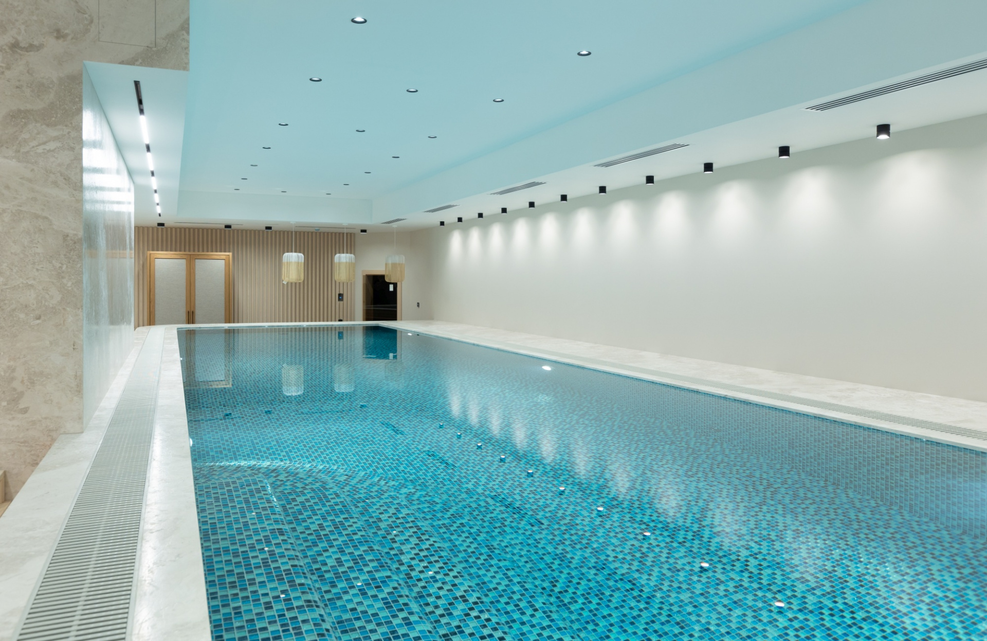 Частный бассейн в КП «Сады Майендорф»