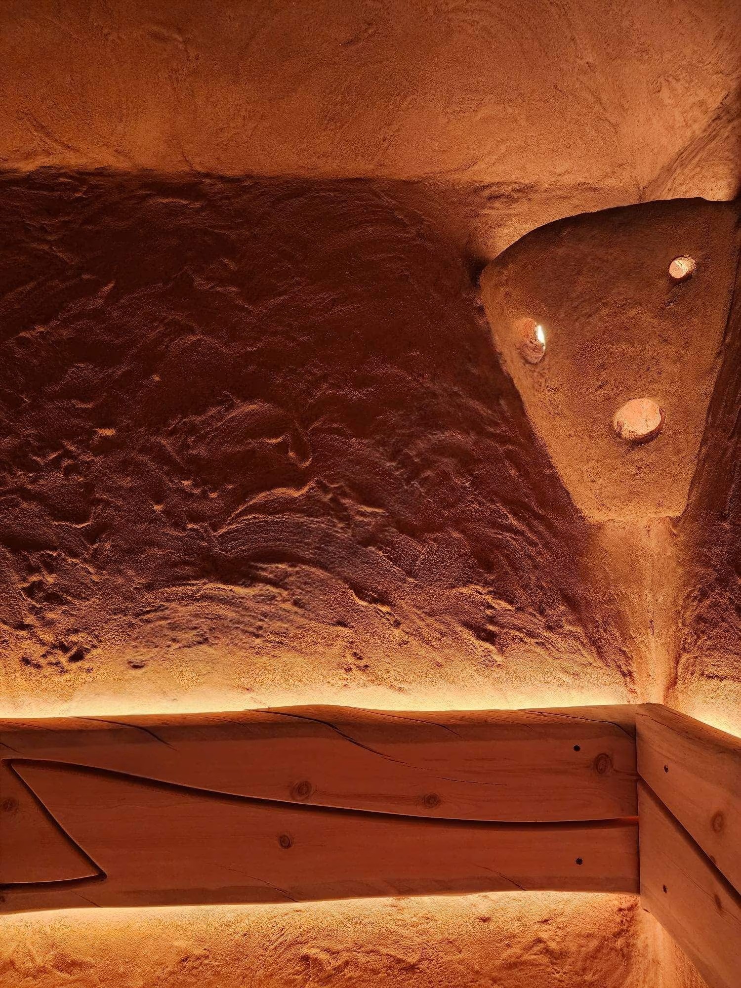 Глиняная парная в банном комплексе — 3D-Сауна