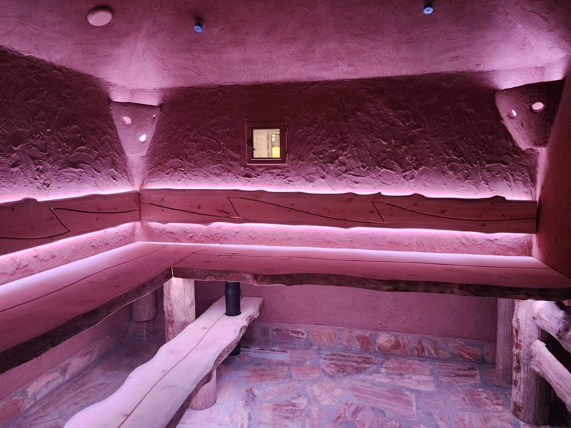 Глиняная парная в банном комплексе — 3D-Сауна