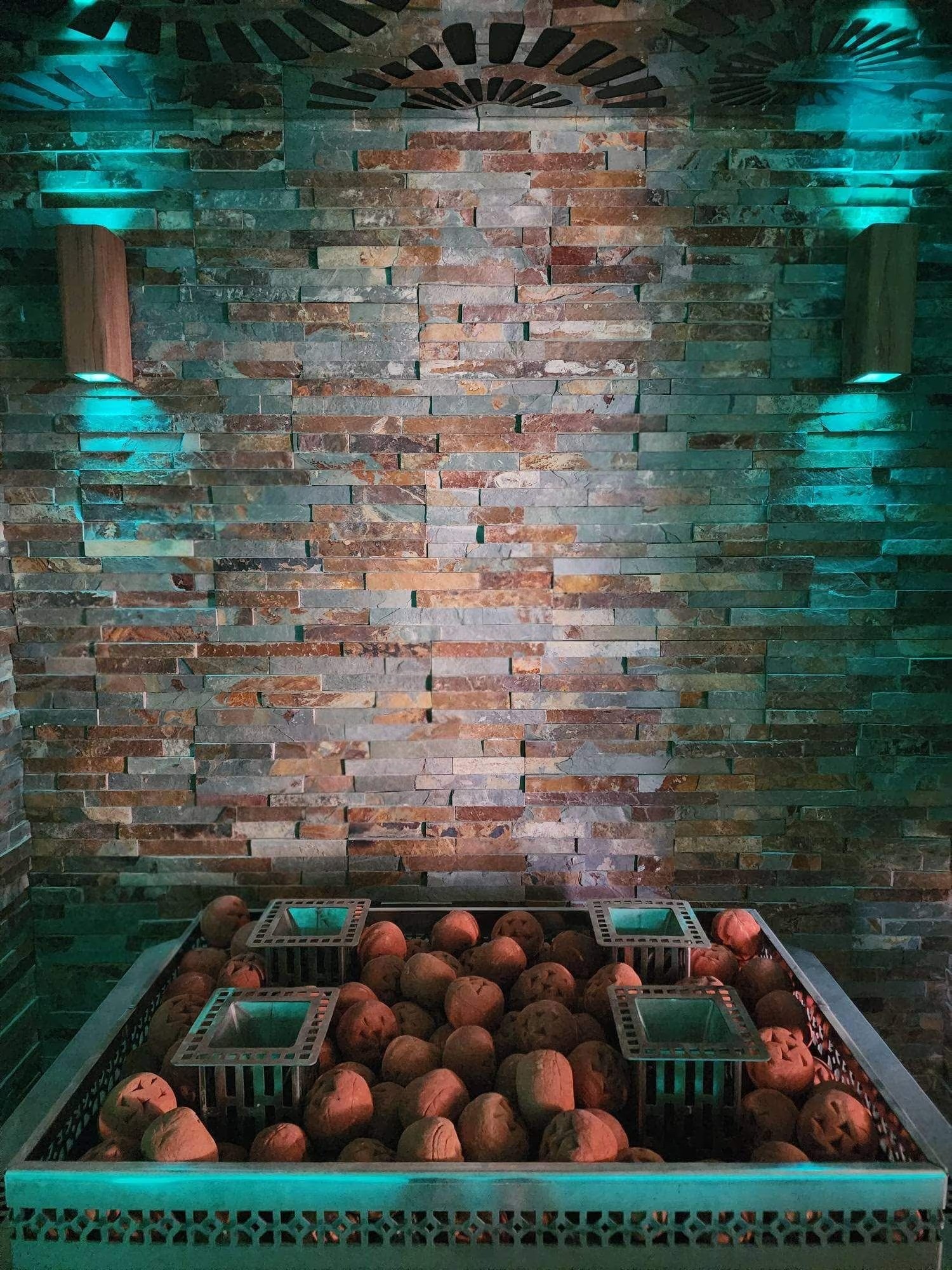 Глиняная парная в банном комплексе — 3D-Сауна