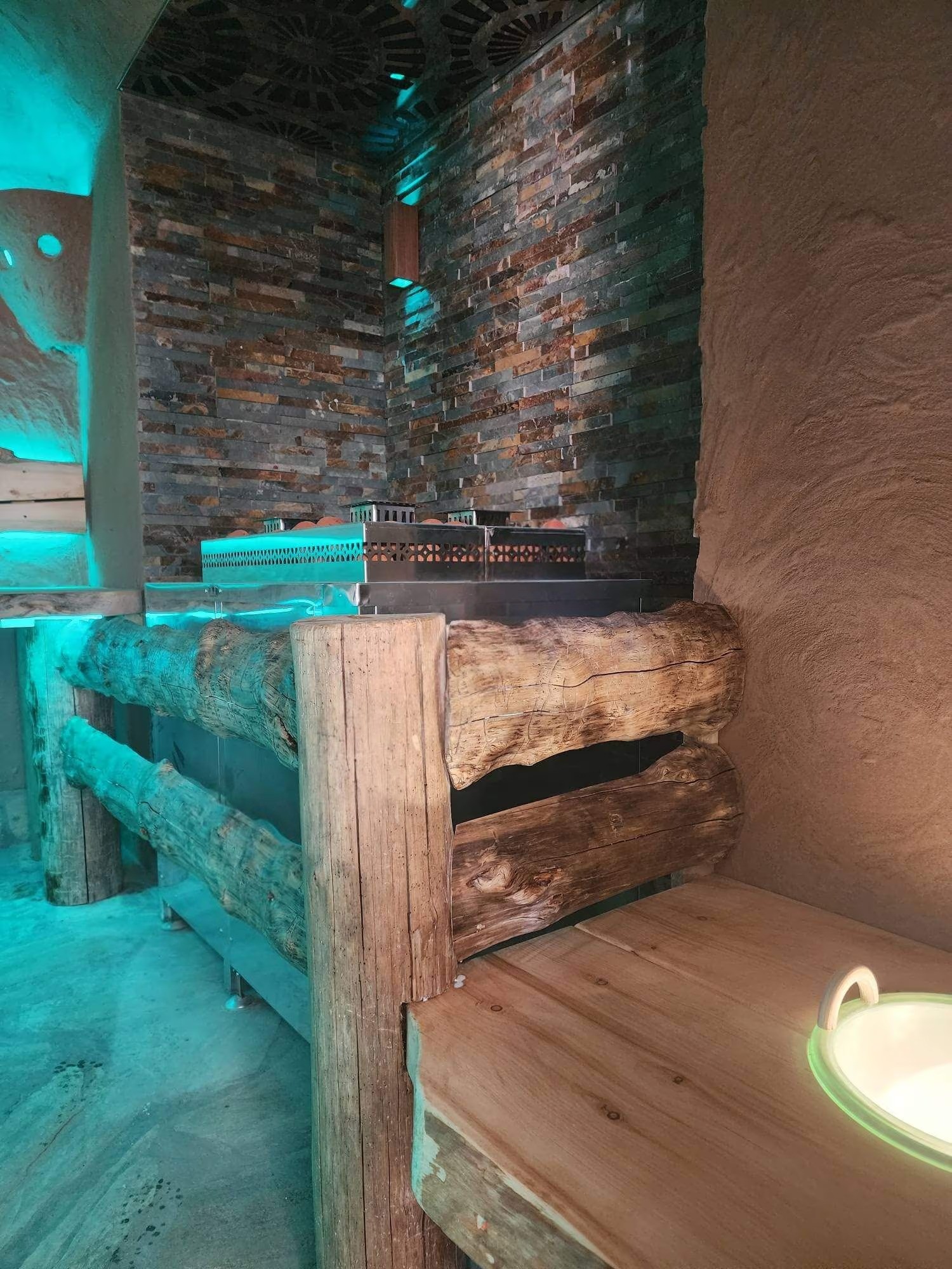 Глиняная парная в банном комплексе — 3D-Сауна