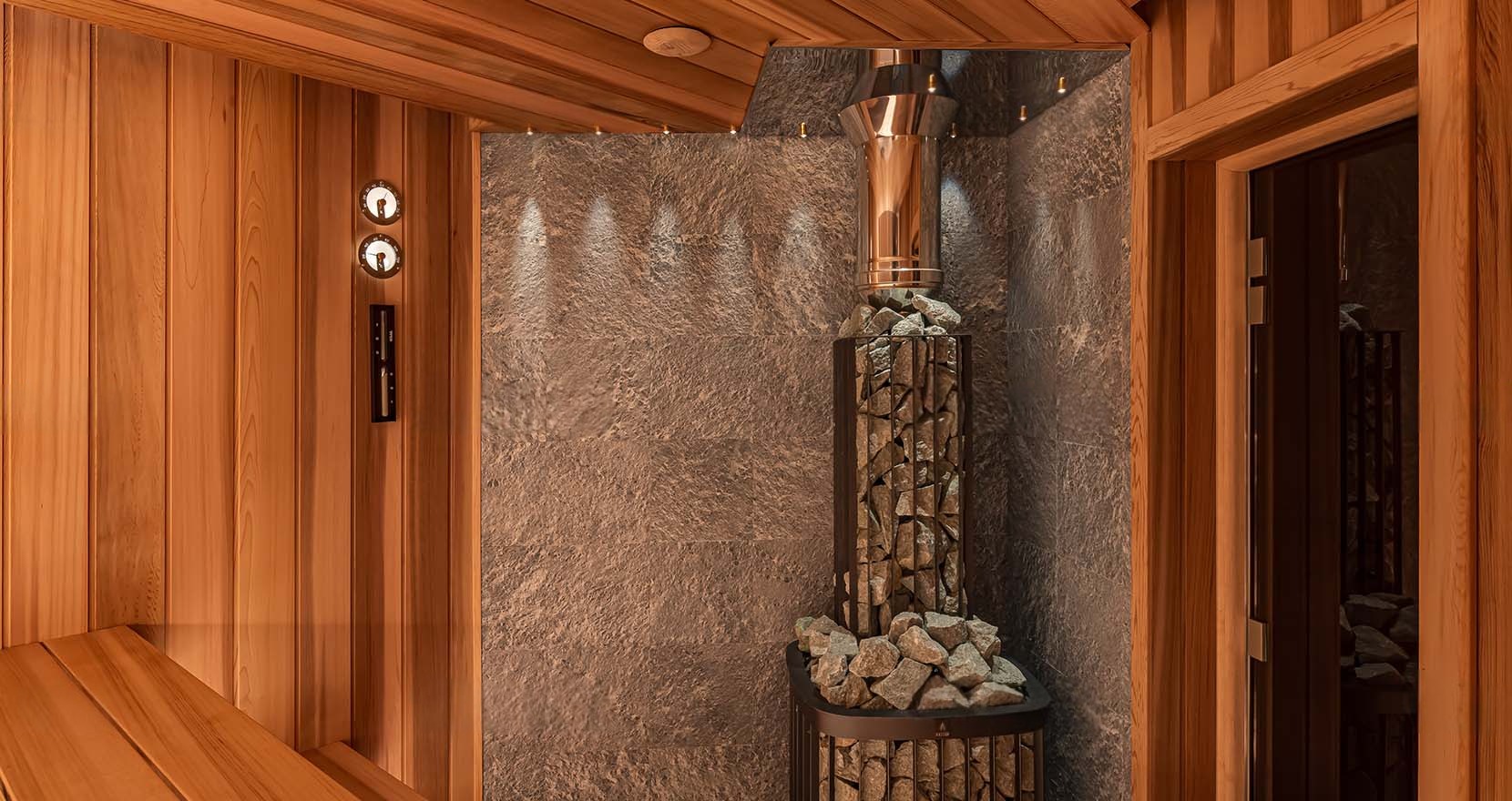 Баня в доме с дровяной печью — Sauna-Life