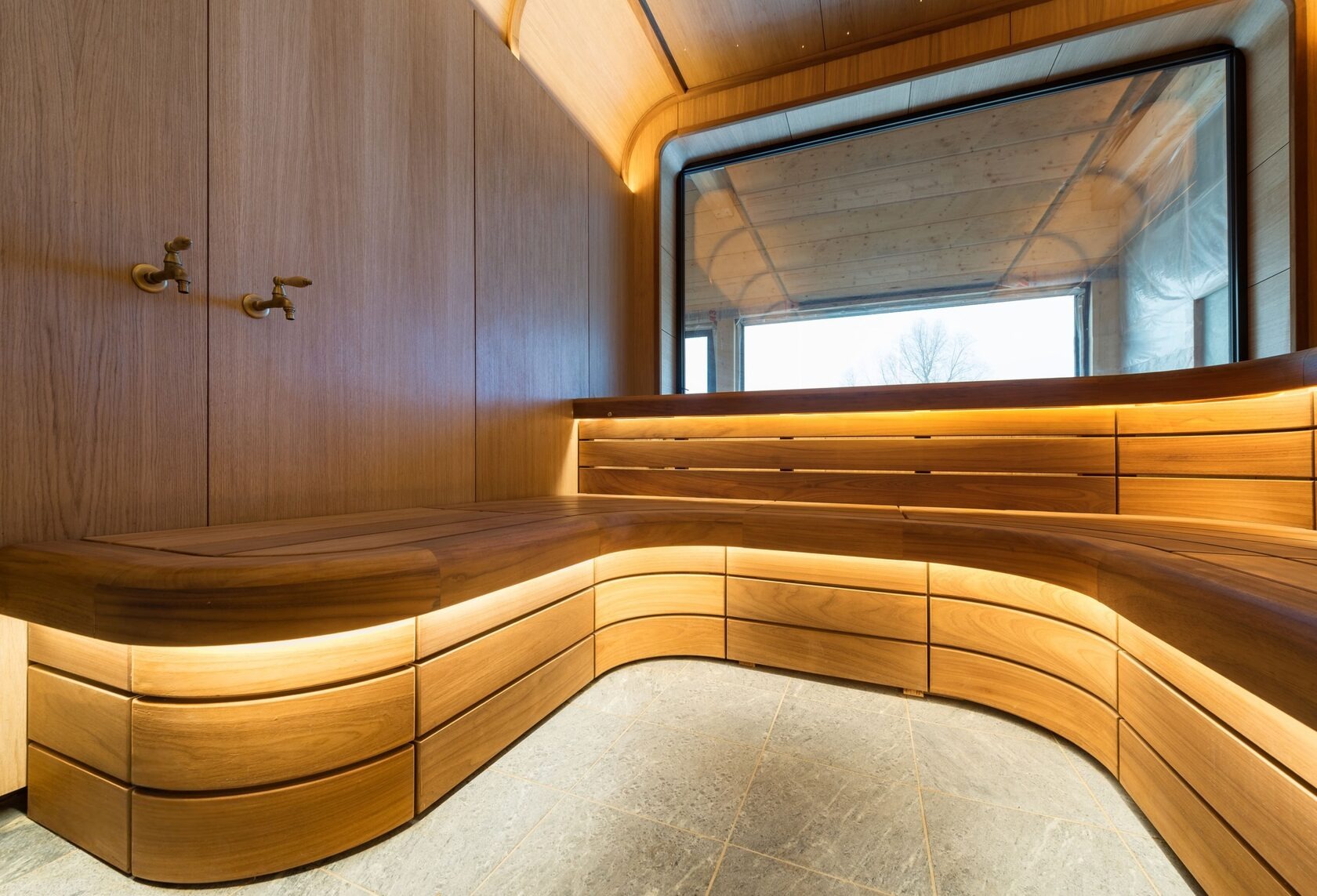 Сауна «Мягкая геометрия» — Art Sauna