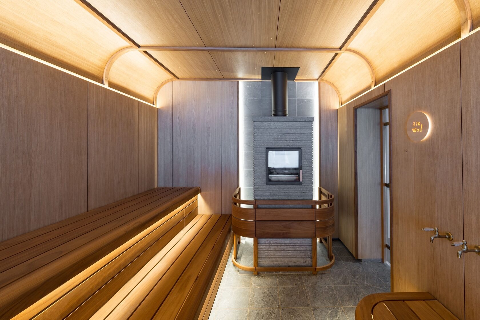 Сауна «Мягкая геометрия» — Art Sauna