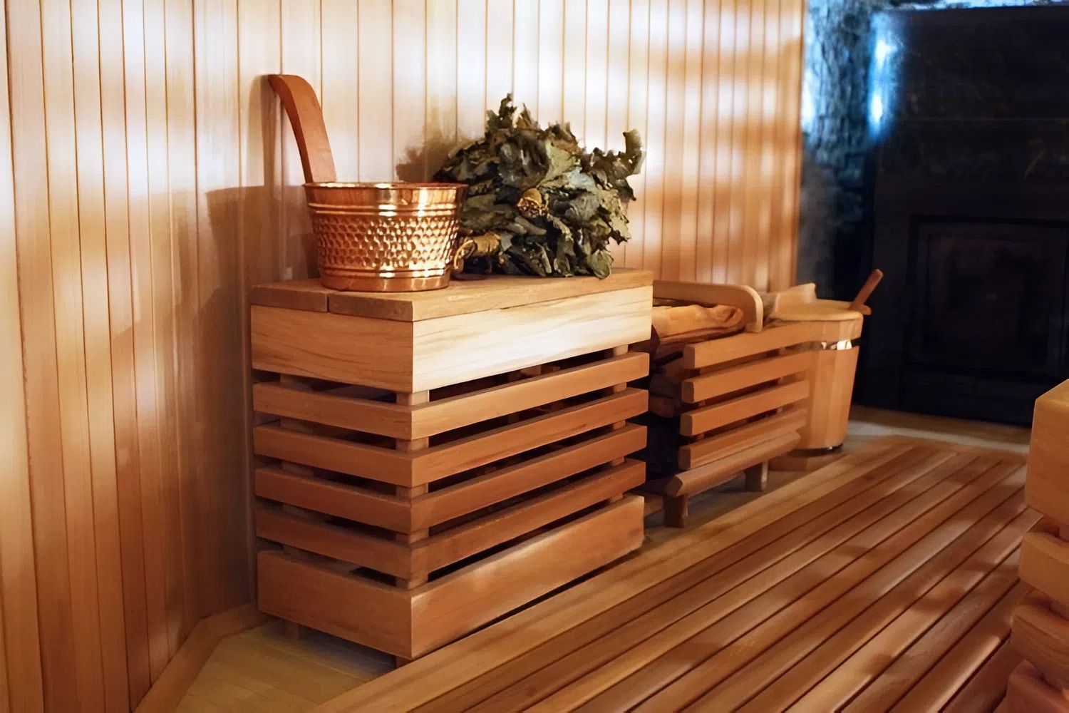 Традиционная баня с Hi-tech подсветкой — Баньковъ