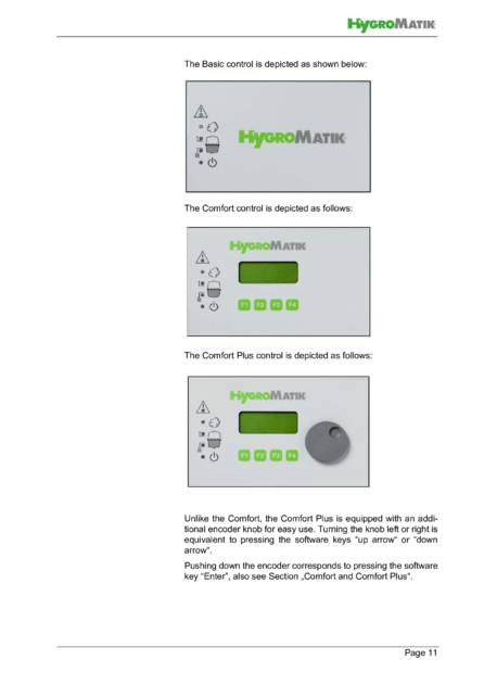 Hygromatik Basic Control, cтраница 11
