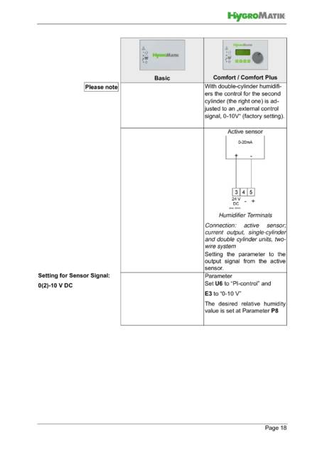 Hygromatik Basic Control, cтраница 18