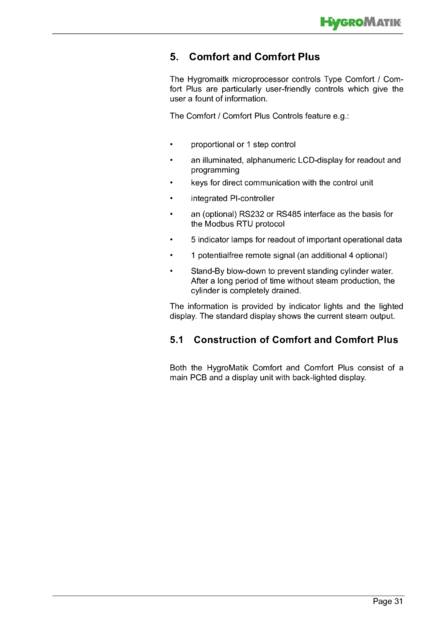 Hygromatik Basic Control, cтраница 31