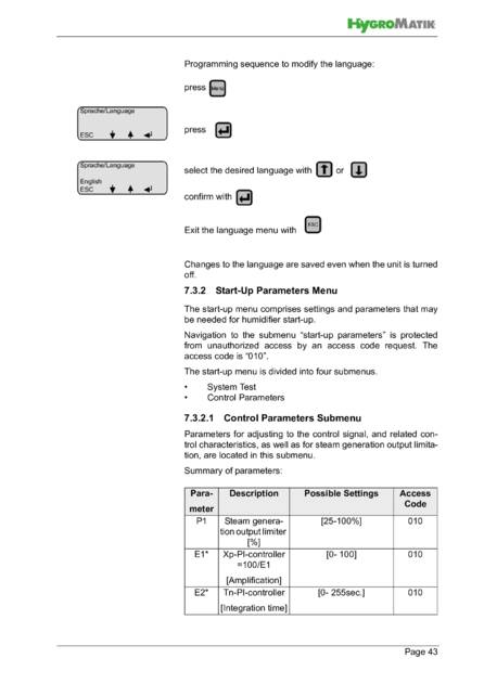 Hygromatik Basic Control, cтраница 43
