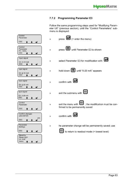 Hygromatik Basic Control, cтраница 63