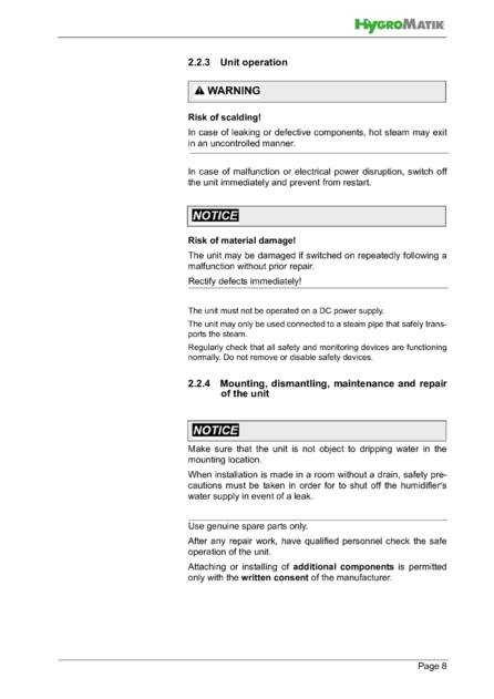 Hygromatik Basic Control, cтраница 8