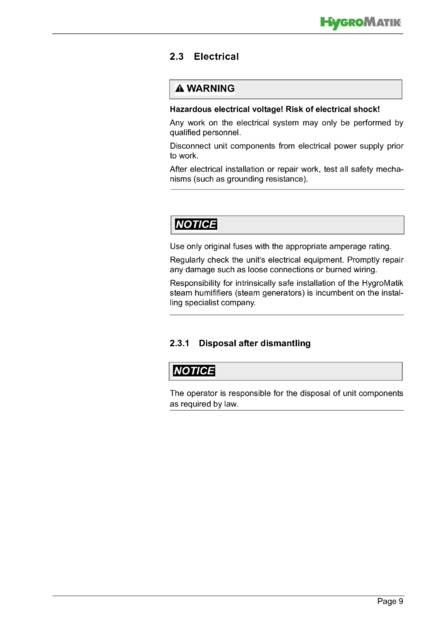 Hygromatik Basic Control, cтраница 9