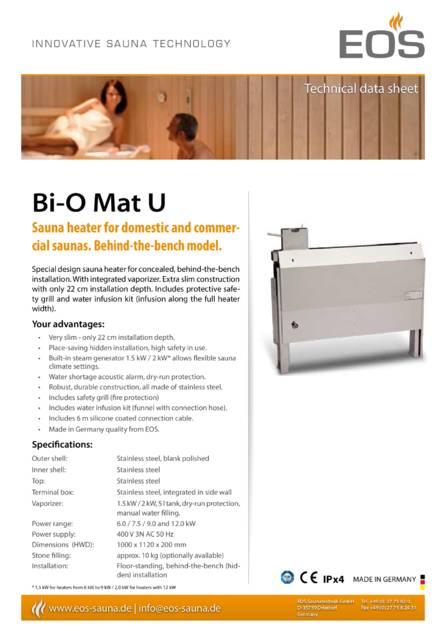 EOS Bi-O Mat U, cтраница 1