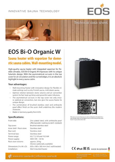 EOS Bi-O Organic W, cтраница 1