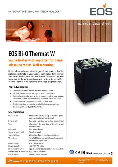 EOS Bi-O Thermat W, cтраница 1