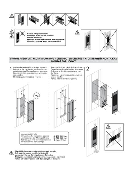 Инфракрасный излучатель Harvia Basic, Comfort, cтраница 2