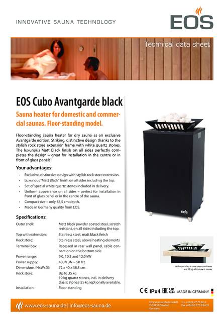 EOS Cubo Avantgarde Black, cтраница 1
