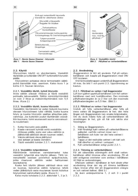 Harvia Sauna Steamer, cтраница 5