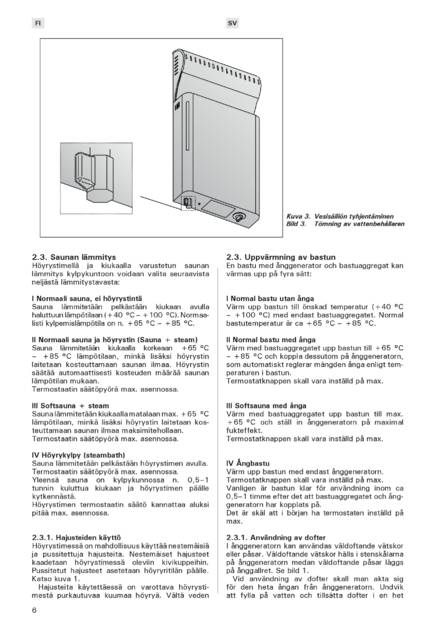Harvia Sauna Steamer, cтраница 6