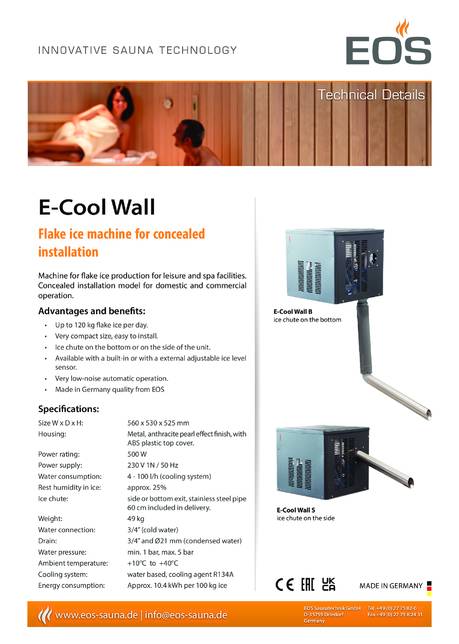 EOS E-Cool Wall, cтраница 1