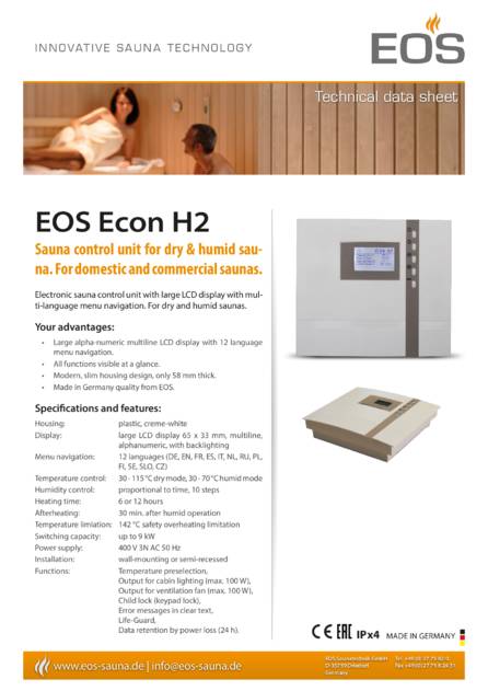 EOS Econ H2, cтраница 1