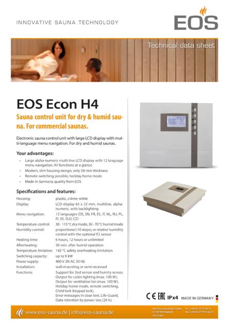 EOS Econ H4, cтраница 1