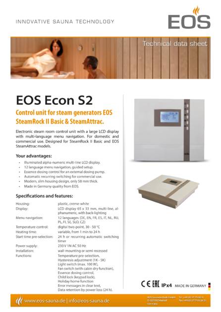 EOS Econ S2, cтраница 1