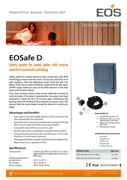 EOS EOSafe D, cтраница 1