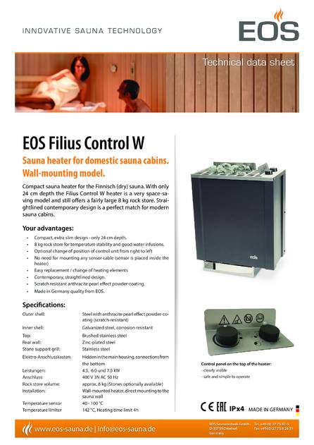EOS Filius Control W, cтраница 1