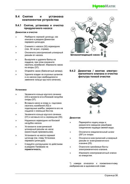 Hygromatik FlexLine FLE, cтраница 38