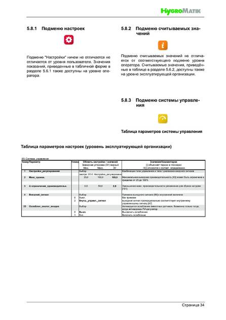 Hygromatik FlexLine, cтраница 34