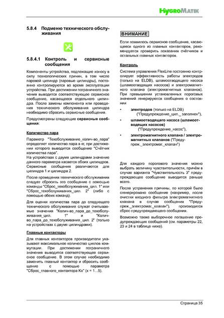 Hygromatik FlexLine, cтраница 35