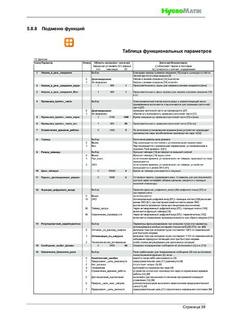 Hygromatik FlexLine, cтраница 39