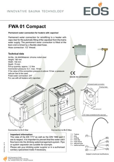 EOS FWA 01 Compact, cтраница 1