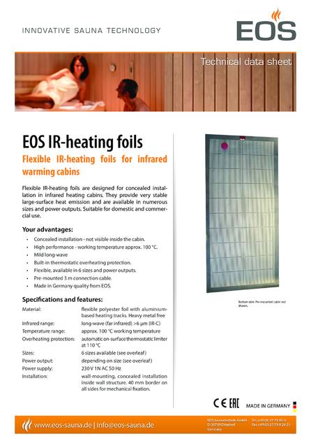 EOS IR-Heating foil, cтраница 1