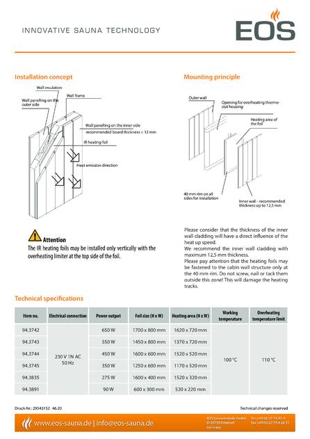 EOS IR-Heating foil, cтраница 2