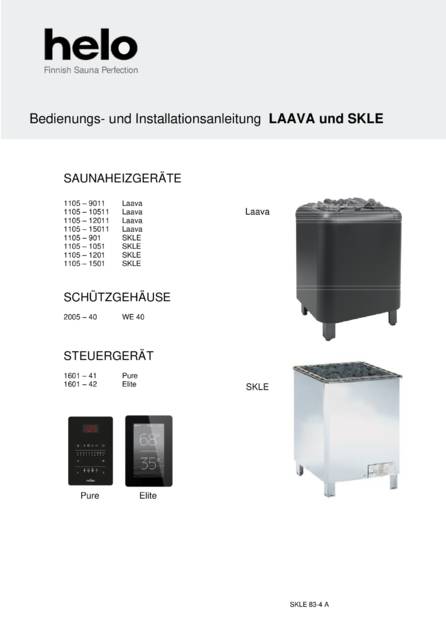 Helo Laava и SKLE с релейным блоком WE 40, cтраница 32