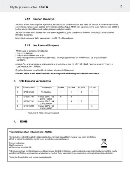 Helo Octa с релейным блоком WE 40, cтраница 11