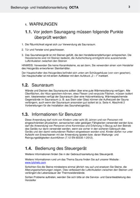 Helo Octa с релейным блоком WE 40, cтраница 34