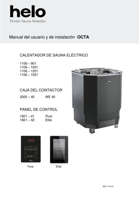 Helo Octa с релейным блоком WE 40, cтраница 52
