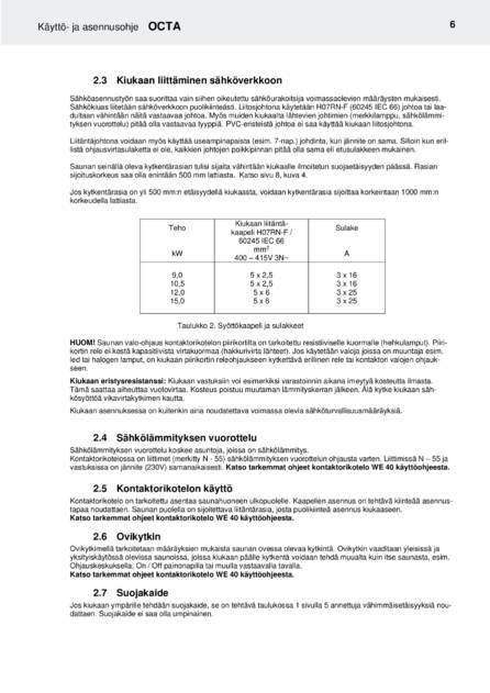 Helo Octa с релейным блоком WE 40, cтраница 7