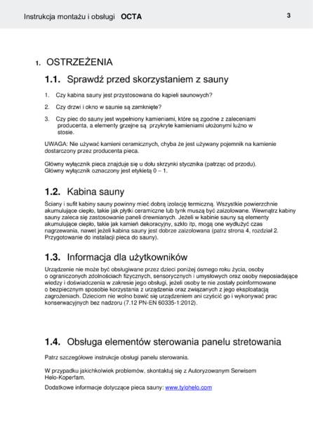 Helo Octa с релейным блоком WE 40, cтраница 74