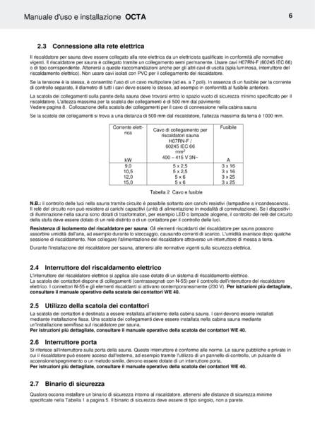 Helo Octa с релейным блоком WE 40, cтраница 88