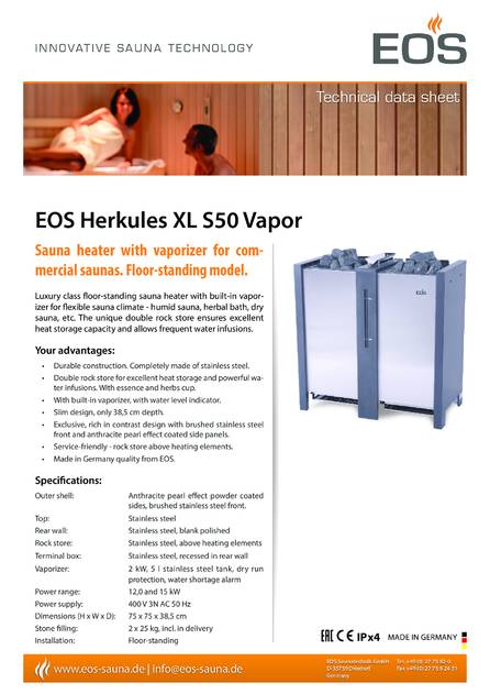 EOS Herkules XL S50 Vapor, cтраница 1