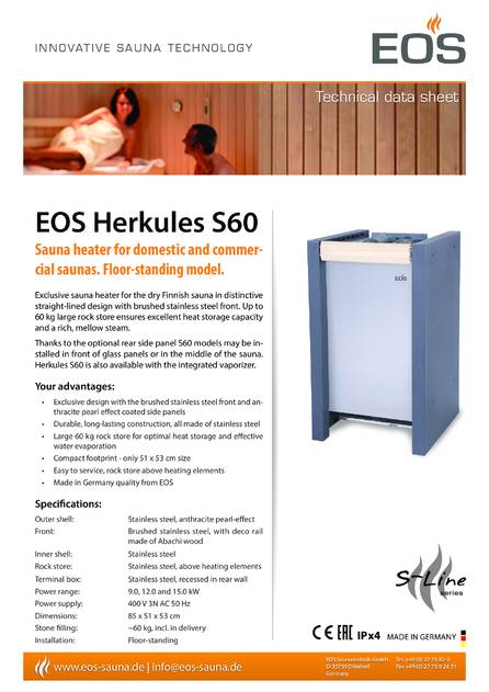 EOS Herkules S60, cтраница 1