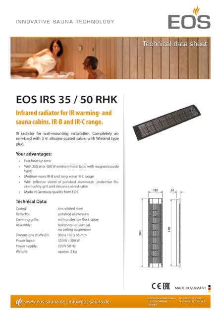 EOS IRS 35 / 50 RHK, cтраница 1