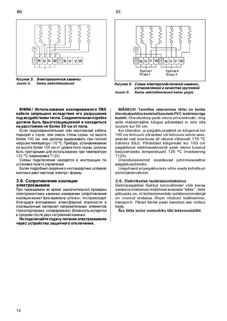 Harvia Vega Pro, cтраница 12