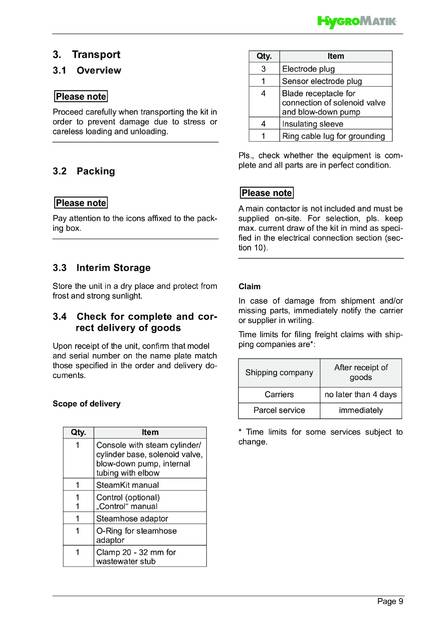 Hygromatik SteamKit E, cтраница 9