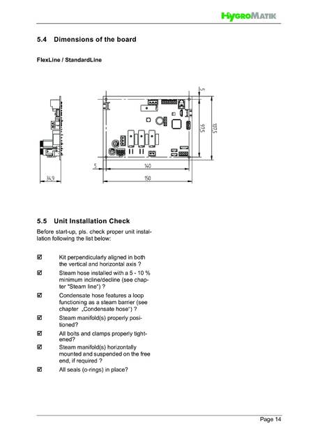 Hygromatik SteamKit H, cтраница 14