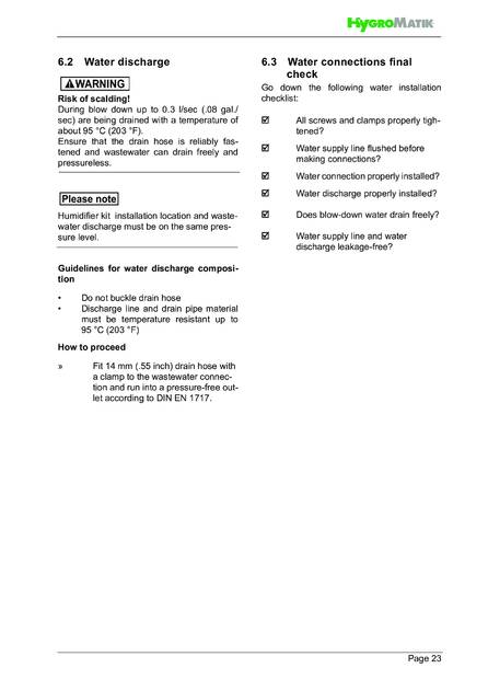 Hygromatik SteamKit H, cтраница 23